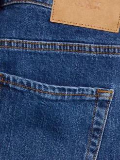Jean Turin Bootcut en coton bleu avec 5 poches coupe évasée
