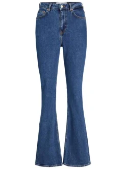 Jean Turin Bootcut en coton bleu avec 5 poches coupe évasée