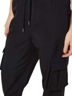 Jogging Kirby Hw Cargo Pants noir uni avec poches et taille élastiquée