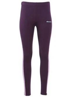 Legging femme droit imprimé logo bordeaux