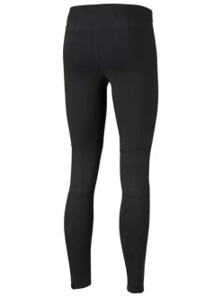 Legging noir uni à coupe skinny et taille élastiquée