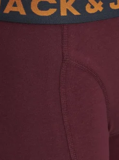 Lot de 3 Boxers classique en coton multicolores unis à taille élastiquée