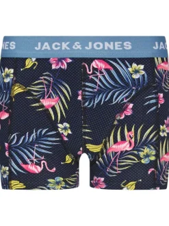 Lot de 3 Boxers classiques en coton multicolores imprimés avec imprimé floral