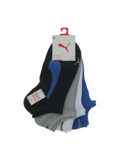 Lot de 4 chaussettes multicolores en coton, courtes