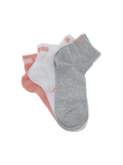 Lot de 4 paires de chaussettes basses en coton mélangé tricolore