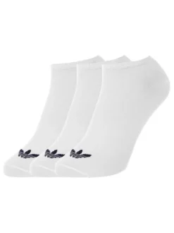 Lot de 3 paires de chaussettes basses blanches petit logo
