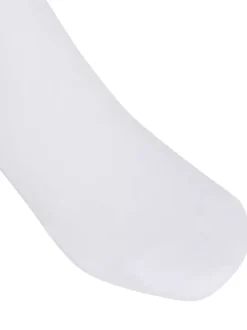 Lot de 3 paires de chaussettes hautes blanches à rayures colorées