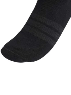 Lot de 3 paires de chaussettes basses noires pourvues du logo de la marque