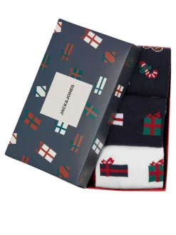 Lot de 3 paires de chaussettes hautes en coton mélangé avec des imprimés