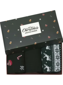 Lot de 3 paires de chaussettes hautes multicolores avec une coupe haute à motifs