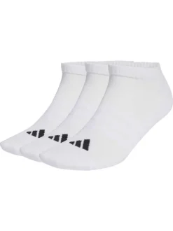 Lot de 3 paires de chaussettes basses blanches pourvues du logo de la marque