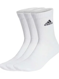 Lot de 3 paires de chaussettes mi-hautes blanches unies