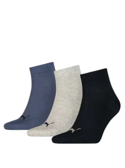 Lot de 3 paires de chaussettes multicolores en coton avec une coupe basse
