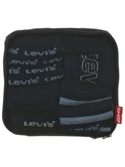 Lot de 4 paires de chaussettes hautes marine uni avec une coupe haute