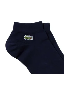 Lot de 3 paires de chaussettes basses en coton mélangé multicolores unies