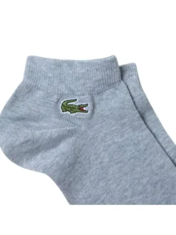 Lot de 3 paires de chaussettes basses en coton mélangé multicolores unies