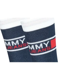 Lot de 2 paires de chaussettes hautes marines en coton