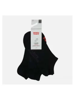 Lot de 3 paires de chaussettes noires en coton mélangé unies coupe courte