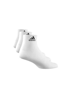Lot de 3 paires de chaussettes basses blanches unies