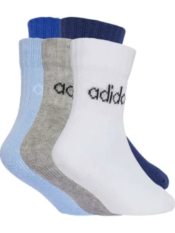 Lot de 5 paires de chaussettes basses multicolores unies avec le logo