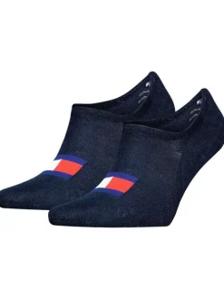 Lot de 2 paires de chaussettes en coton mélangé nuit unies coupe courte