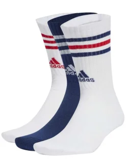 Lot de 3 paires de chaussettes multicolores rayées à coupe haute
