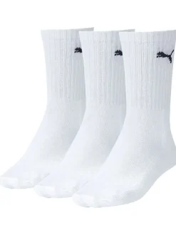 Lot de 3 paires de chaussettes en coton mélangé unies avec coupe haute