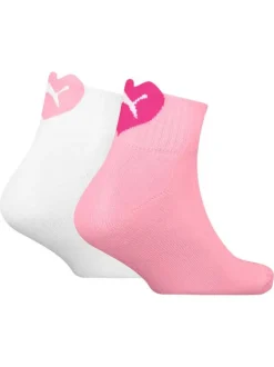 Lot de 2 paires de chaussettes basses bicolores en coton mélangé