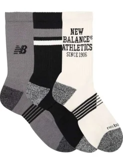 Lot de 3 paires de chaussettes grises unies avec une taille haute