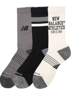 Lot de 3 paires de chaussettes grises unies avec une taille haute