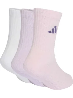 Lot de 3 paires de chaussettes mi-hautes multicolores aux extrémités renforcées