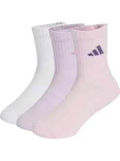 Lot de 3 paires de chaussettes mi-hautes multicolores aux extrémités renforcées
