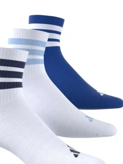 Lot de 3 paires de chaussettes hautes multicolores à rayures