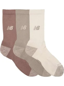 Lot de 3 paires de chaussettes hautes multicolores unies avec logo imprimé