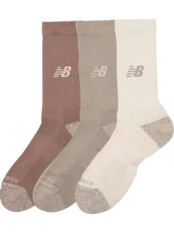 Lot de 3 paires de chaussettes hautes multicolores unies avec logo imprimé