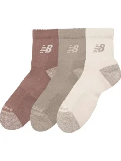 Lot de 3 paires de chaussettes basses multicolores unies avec logo imprimé