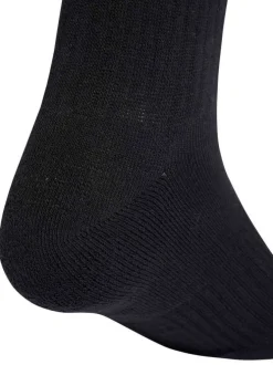Lot de 3 paires de chaussettes hautes noires pourvues du logo de la marque