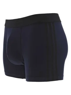 Lot de 3 boxer en coton multicolore uni avec une coupe fermée