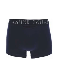 Lot de 2 Boxers classique en coton bleu uni avec une coupe fermée