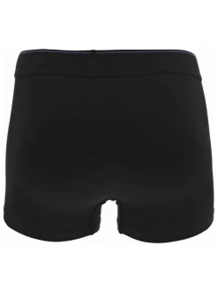 Lot de 3 boxers classique en coton multicolore uni avec une taille élastiquée