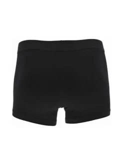 Lot de 3 Boxers classique en coton noir gris et marine uni avec une coupe fermée