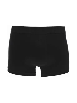 Lot de 3 Boxers classique en coton noir gris et marine uni avec une coupe fermée