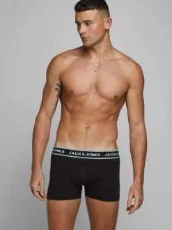 Lot de 3 Boxers classique multicolore uni avec une coupe fermée