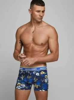 Lot de 3 Boxers classique multicolore uni avec une coupe fermée