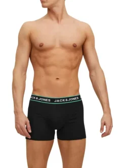 Lot de 3 Boxers classique multicolore uni avec une coupe fermée