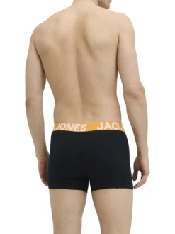 Lot de 3 boxers classiques avec une coupe fermée en coton mélangé noir