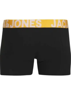 Lot de 3 boxers classiques avec une coupe fermée en coton mélangé noir