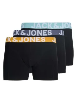 Lot de 3 boxers classiques avec une coupe fermée en coton mélangé noir
