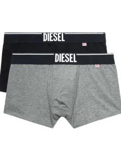 Lot de 2 boxers classiques bicolores, en coton et coupe classique