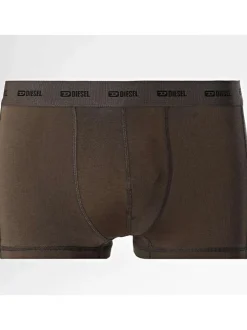 Lot de 3 boxers classiques en coton kaki à imprimé camouflage